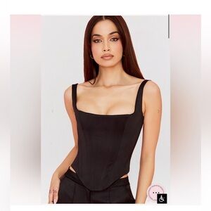 House of CB Black Rafa corset